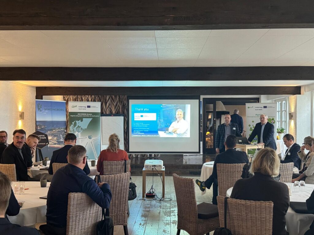 Vordingborg - Synergy Meeting, Lawrence presenting